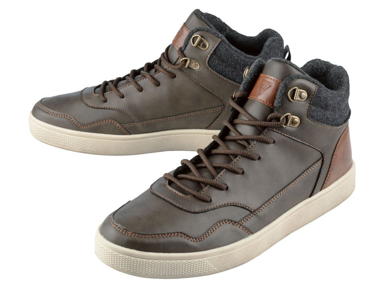 Ga naar volledige schermweergave: LIVERGY® Sneakers voor heren, PU, textiel, TPR - afbeelding 5