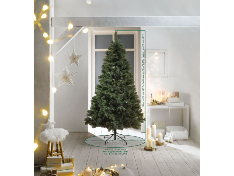 Ga naar volledige schermweergave: Melinera Kunstkerstboom, hoogte 210 cm - afbeelding 3