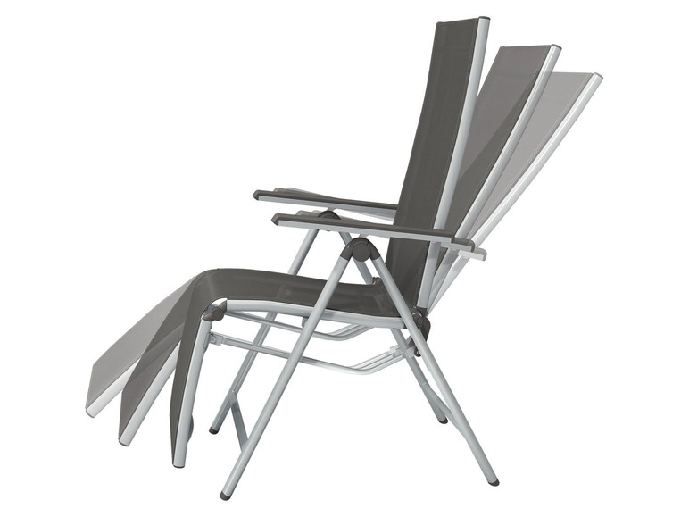 Aller en mode plein écran florabest Chaise relax en aluminium, pliable - Photo 7