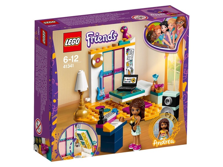 Ga naar volledige schermweergave: LEGO® Friends Andrea's slaapkamer (41341) - afbeelding 2