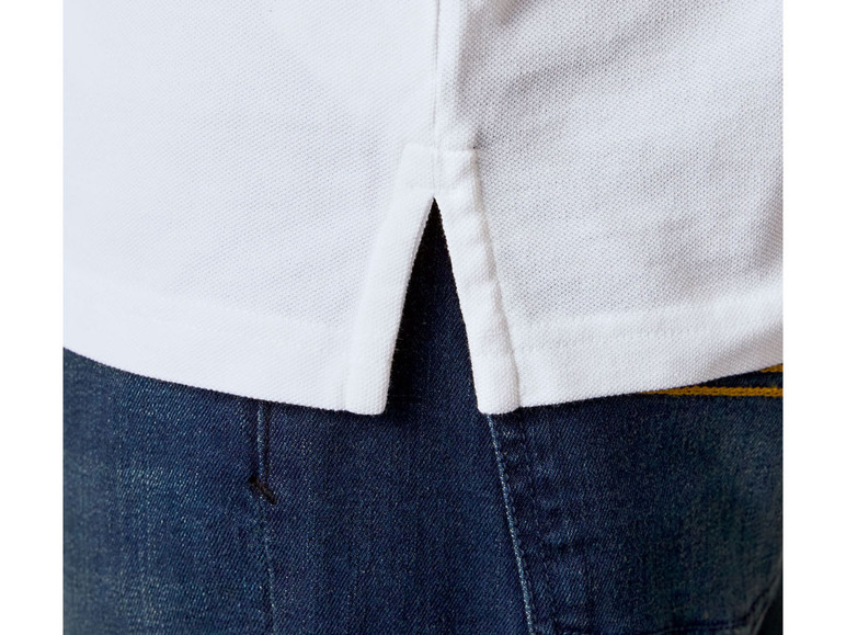 Aller en mode plein écran LIVERGY® Polo regular fit en coton bio avec petites fentes - Photo 13