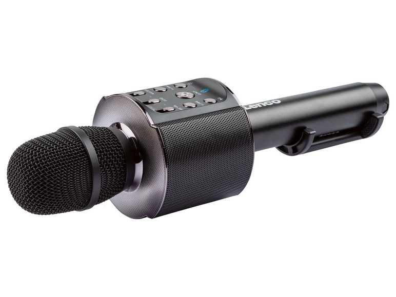 Ga naar volledige schermweergave: Lenco Karaoke Bluetooth-microfoon met luidspreker en verlichting - afbeelding 3