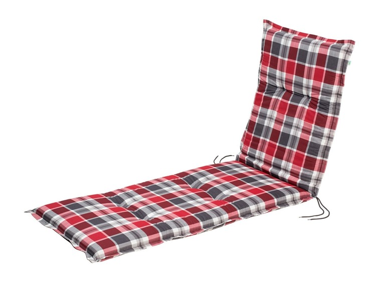 Aller en mode plein écran florabest Coussin pour chaise longue - 190 x 60 x 8 cm (L x l x h) - Photo 3