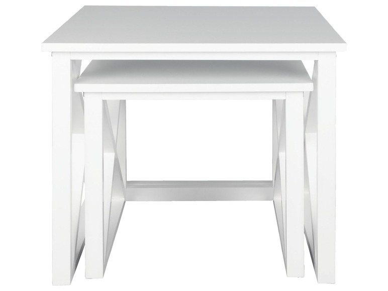 Aller en mode plein écran LIVARNO LIVING Table d’appoint, set de 2, 44 x 50 x 45 cm / 36 x 40 x 40 cm - Photo 3