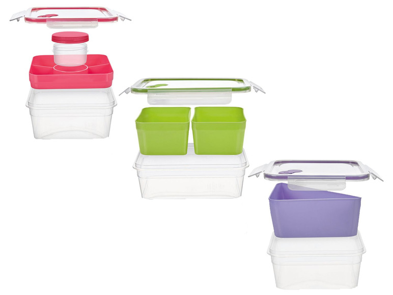 Ga naar volledige schermweergave: ERNESTO® Lunchbox, siliconen afdichting, kliksluiting - afbeelding 1