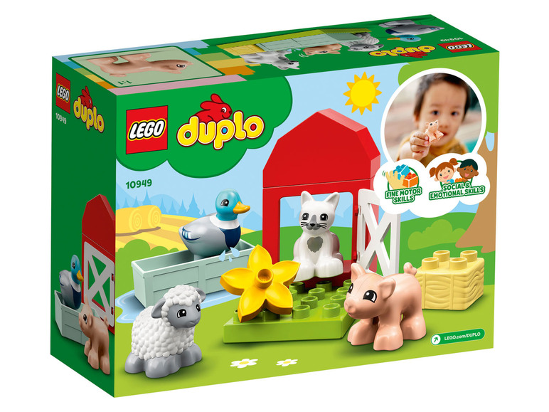 Ga naar volledige schermweergave: LEGO® DUPLO® Boerderijdieren verzorgen (10949) - afbeelding 1