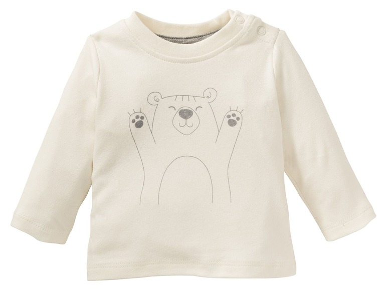 Ga naar volledige schermweergave: lupilu® Set van 3 T-shirts met lange mouwen voor baby's - afbeelding 6