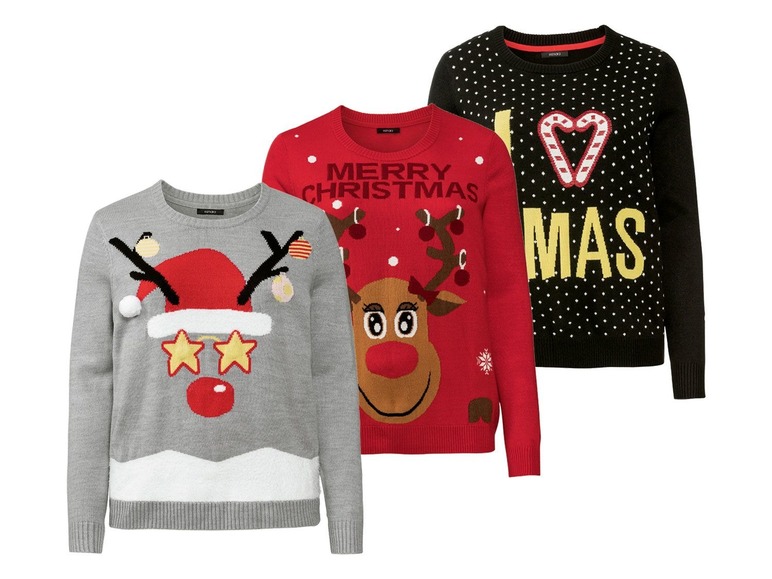 Ga naar volledige schermweergave: esmara® Kersttrui voor dames - afbeelding 1