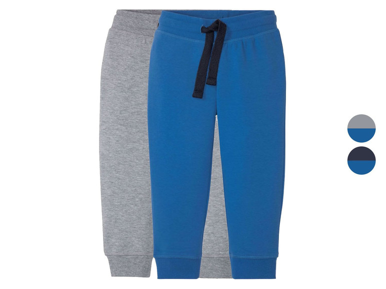 Aller en mode plein écran lupilu® Set de 2 joggings enfants en un mélange de coton - Photo 1