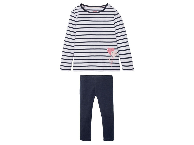 Aller en mode plein écran lupilu® Pyjama pour filles, 86/92 - 110/116, set de 2 - Photo 29