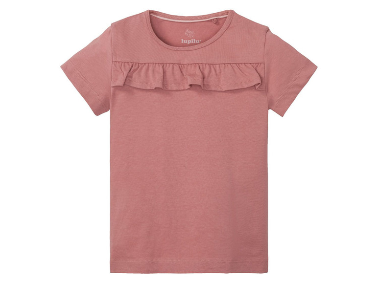 Aller en mode plein écran lupilu® T-shirts pour filles, set de 2, coton et polyester - Photo 9