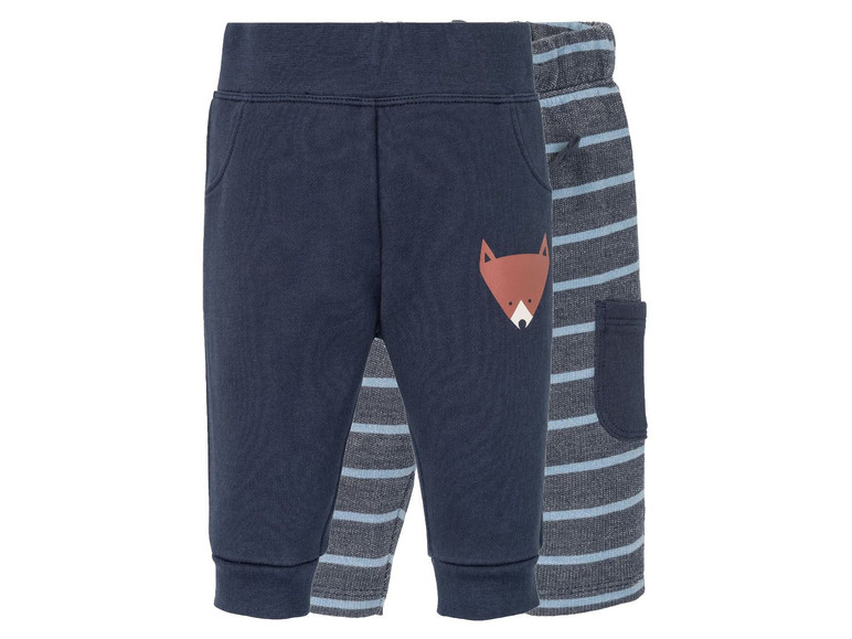 Ga naar volledige schermweergave: lupilu® Joggingbroek voor baby's, set van 2, 50/56 - 86/92 - afbeelding 2