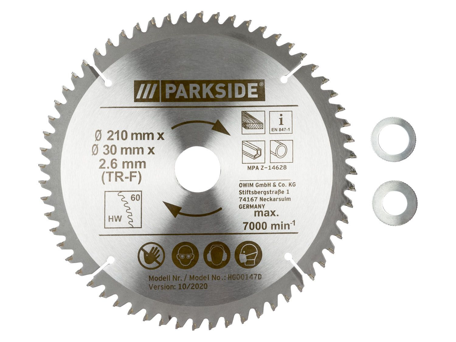Lame De Scie Circulaire Draper 21676 – 210 X 30 Mm, 60 Dents Carbure (TCT) – Pour Bois, MDF, Aggloméré, Contreplaqué – Norme EN847-1