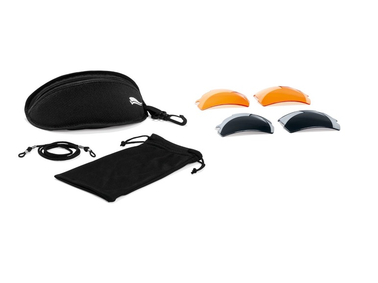 Aller en mode plein écran CRIVIT Lunettes de sport, avec 3 paires de verres, protection UV 100 %, incl. etui - Photo 12