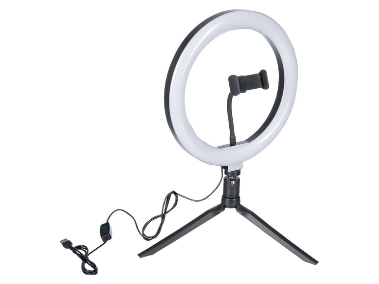 Ga naar volledige schermweergave: Livarno Home Led-selfie-ringlamp - afbeelding 1