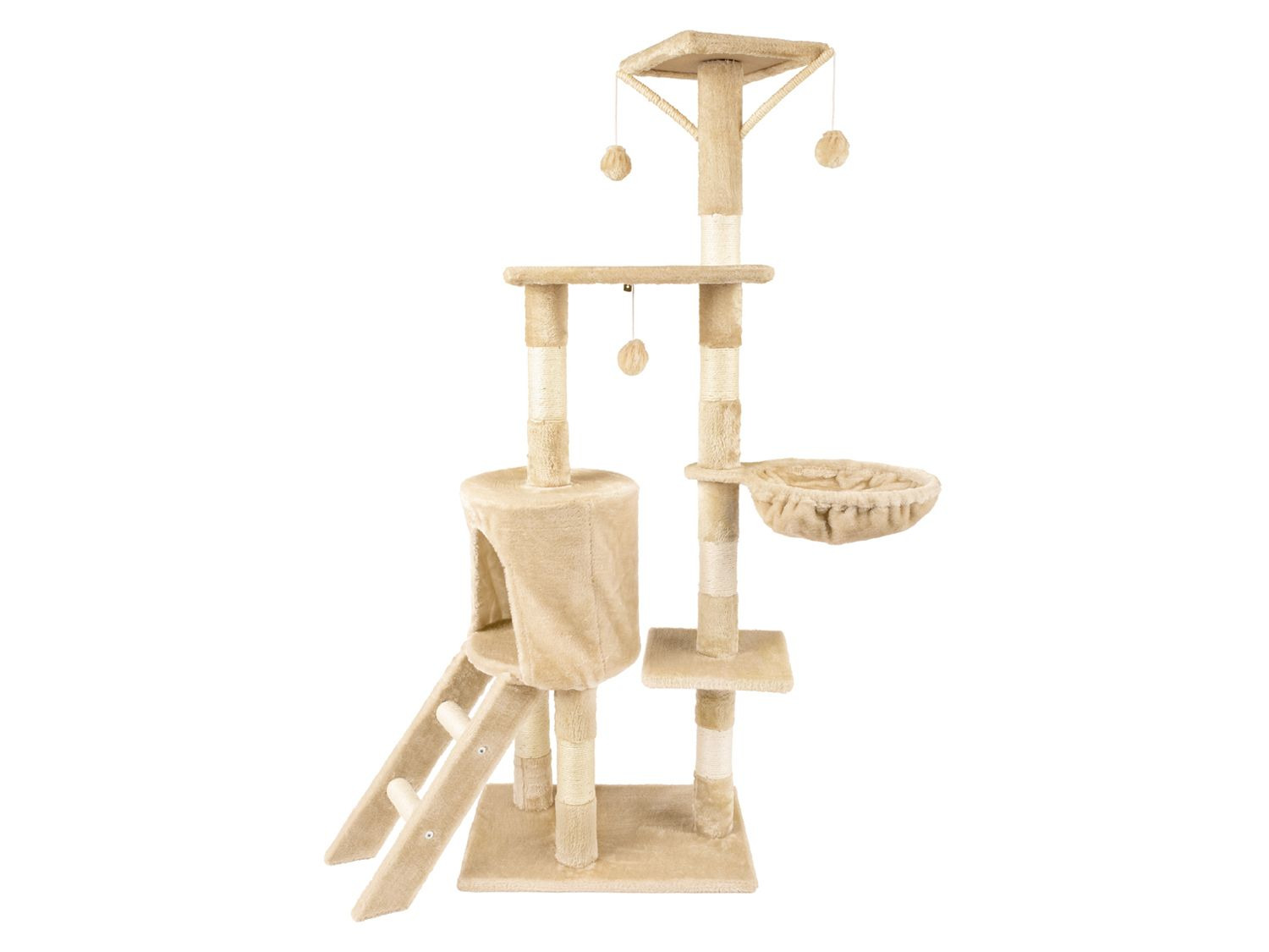 Zoofari Arbre A Chat En Sisal Et En Peluche Lidl Be