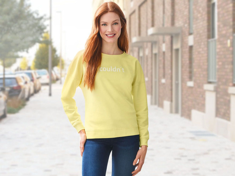 Ga naar volledige schermweergave: esmara® Pullover voor dames, katoen en polyester - afbeelding 6