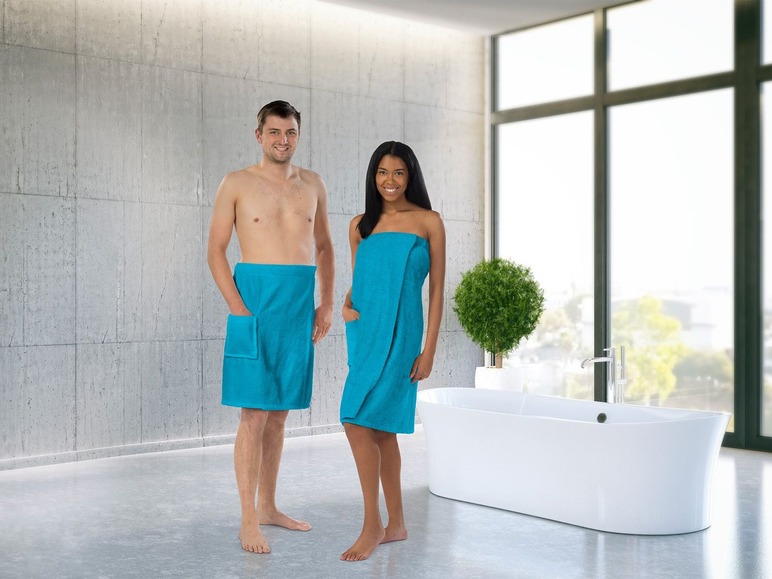 Aller en mode plein écran Biberna Kilt de sauna pour hommes - Photo 26