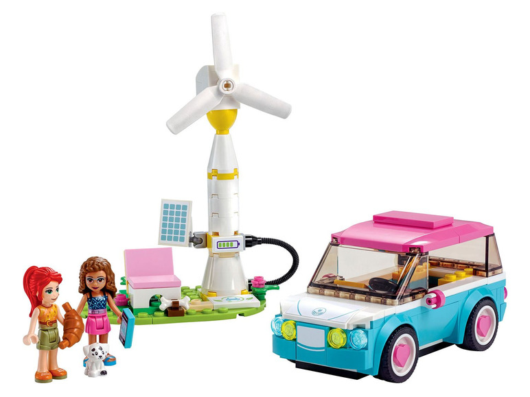 Ga naar volledige schermweergave: LEGO® Friends Olivia's elektrische auto (41443) - afbeelding 3