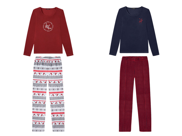 Ga naar volledige schermweergave: esmara Warme fleece pyjama - afbeelding 1