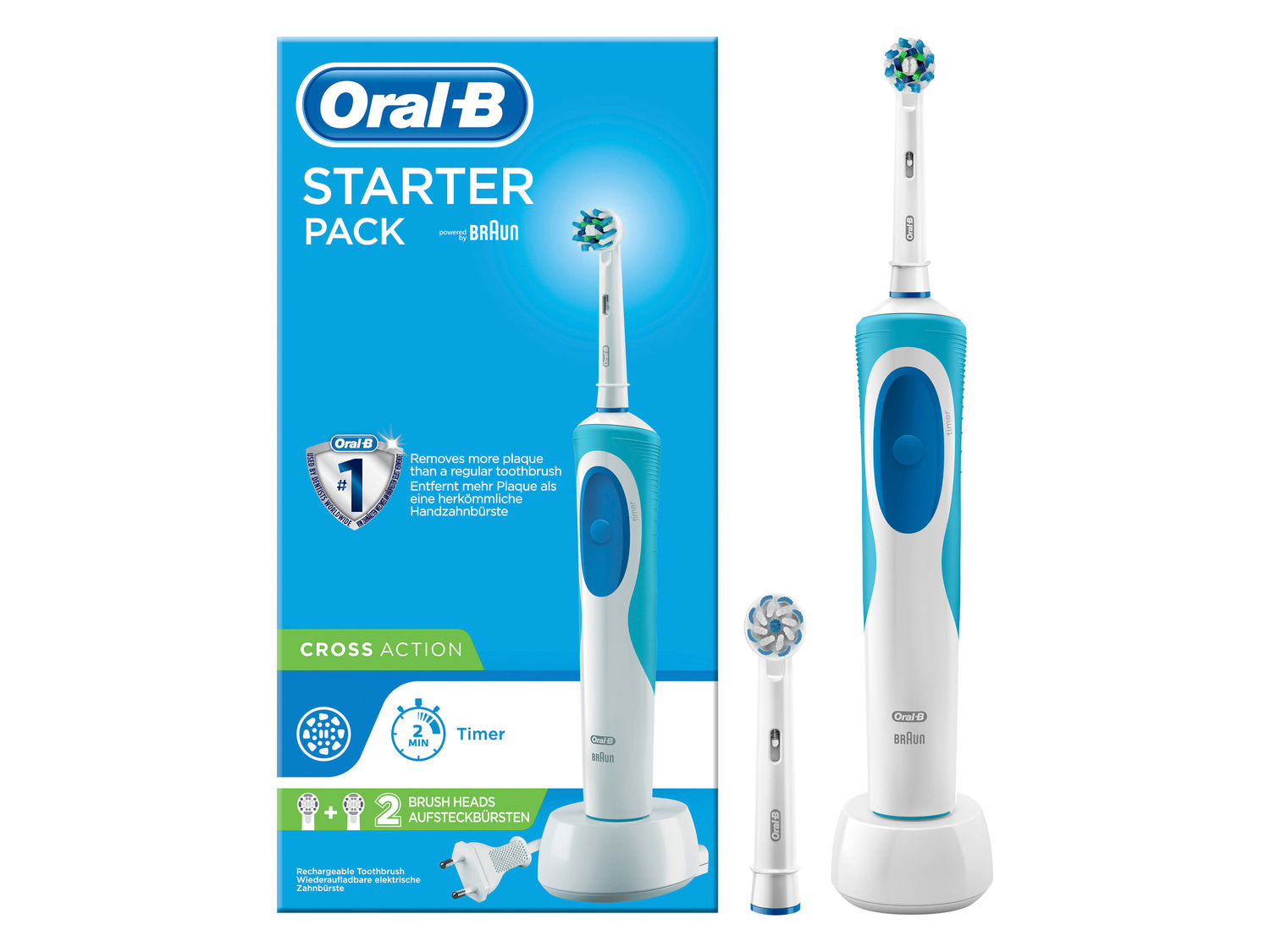 spanning in verlegenheid gebracht Symptomen Oral-B Elektrische tandenborstel Starterpack | Lidl.be