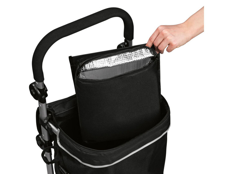 Ga naar volledige schermweergave: TOPMOVE® Boodschappentrolley, opvouwbaar, inhoud 40 L - afbeelding 6