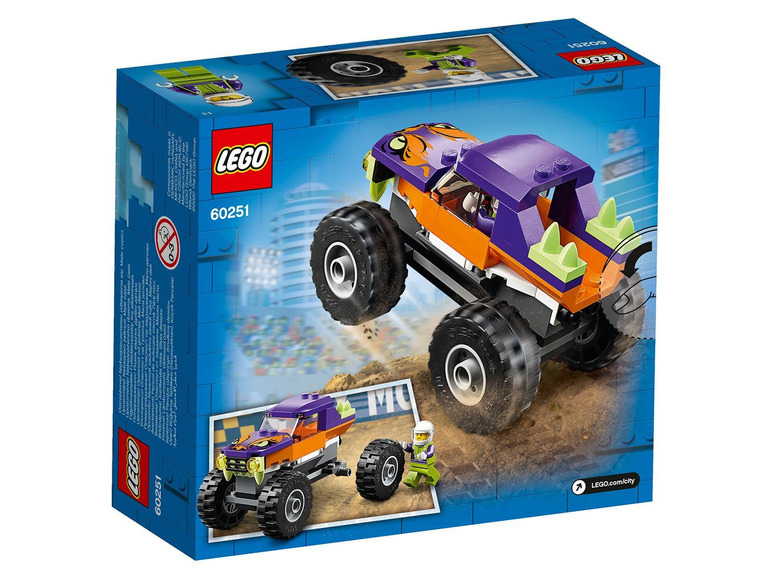 Ga naar volledige schermweergave: LEGO® City Monstertruck (60251) - afbeelding 2