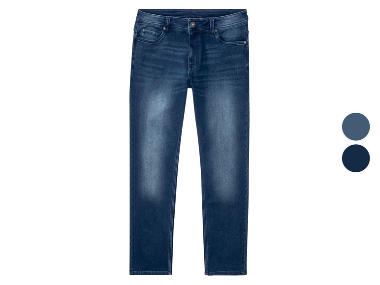 Ga naar volledige schermweergave: LIVERGY® Slim fit jeans met normale taille van een katoenmix - afbeelding 1