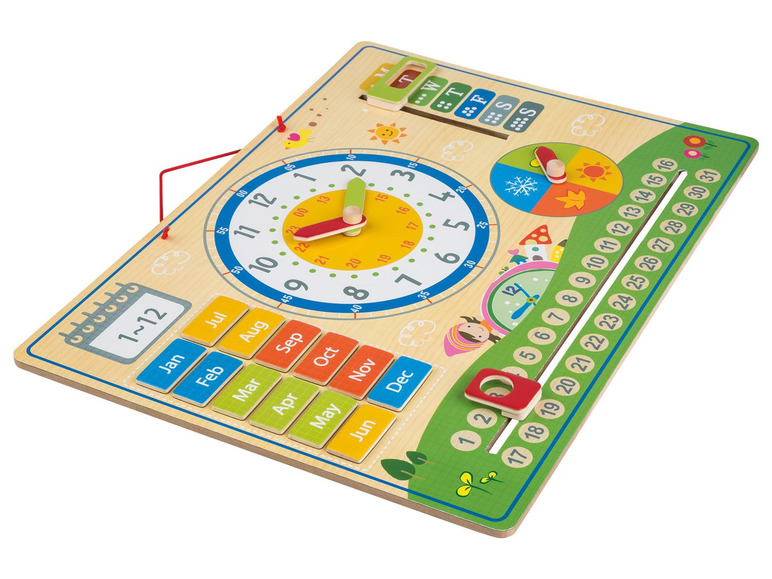 Ga naar volledige schermweergave: Playtive Kalenderklok voor kinderen - afbeelding 2