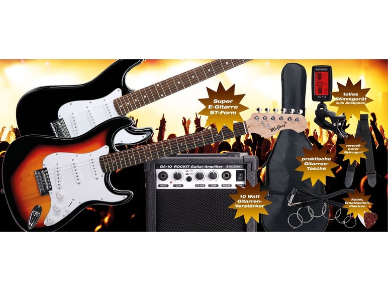 Aller en mode plein écran McGrey Set de guitare électrique Rockit ST - Photo 6