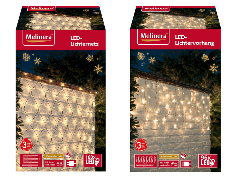 Aller en mode plein écran Melinera Rideau ou filet lumineux à LED - Photo 1