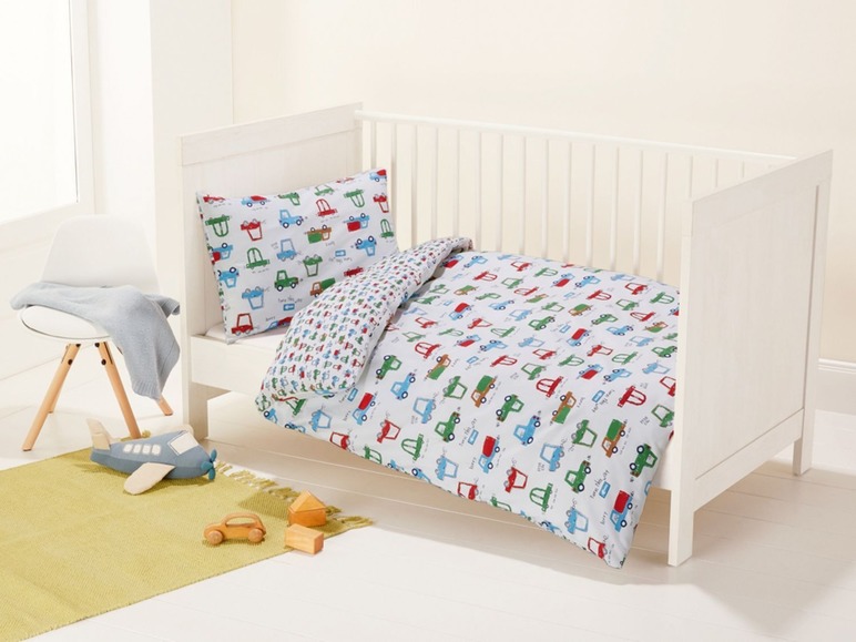 Ga naar volledige schermweergave: lupilu® Baby dekbedovertrek, 100 x 140 cm, 100% biokatoen - afbeelding 4