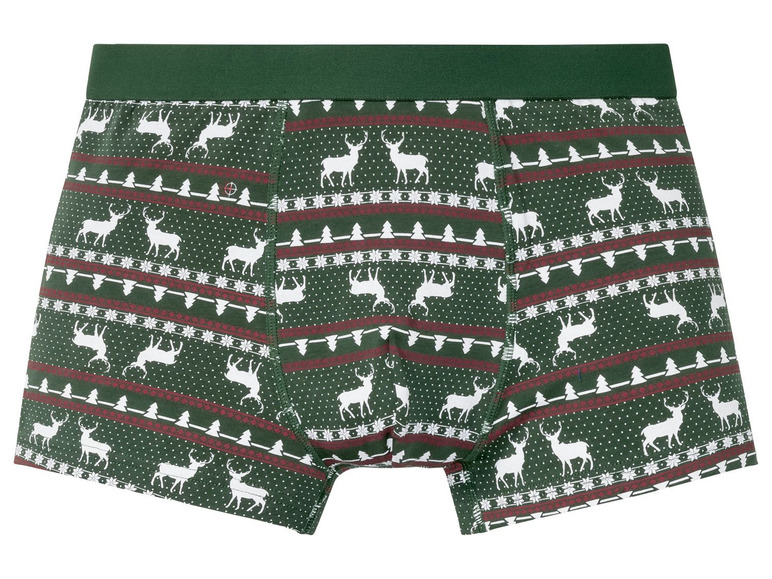 Aller en mode plein écran LIVERGY® Boxer de Noël pour hommes, set de 2, coton et élasthanne - Photo 11