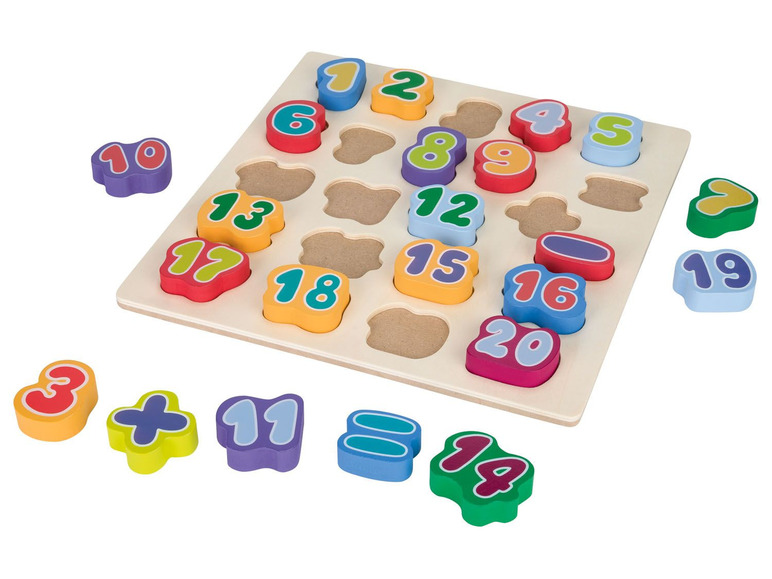 Ga naar volledige schermweergave: Playtive Educatieve houten puzzel - afbeelding 11
