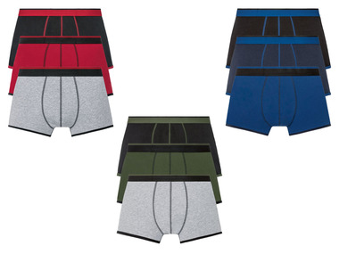 LIVERGY Set de 3 boxers en un mélange de coton