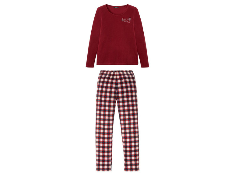 Ga naar volledige schermweergave: esmara® Fleece pyjama voor dames, XS - L - afbeelding 2