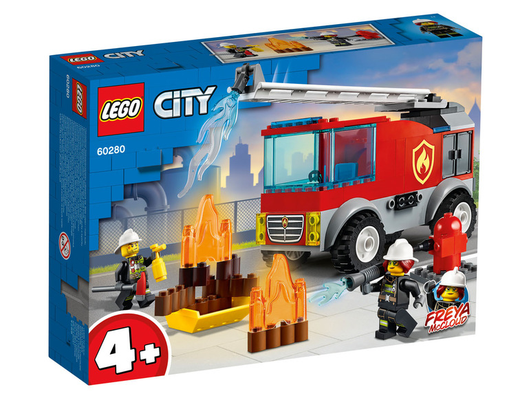 Ga naar volledige schermweergave: LEGO® City Ladderwagen (60280) - afbeelding 1