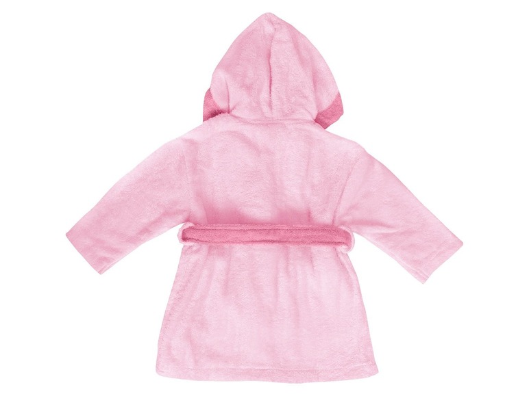 Ga naar volledige schermweergave: Egeria Katoenen badjas voor baby's «Pony rosa» - afbeelding 3