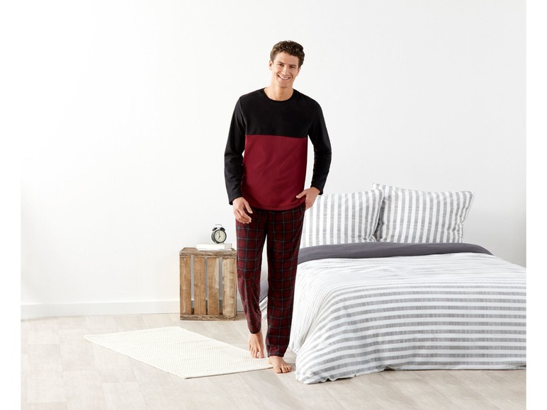 Aller en mode plein écran LIVERGY® Pyjama pour hommes en fibre polaire - Photo 3