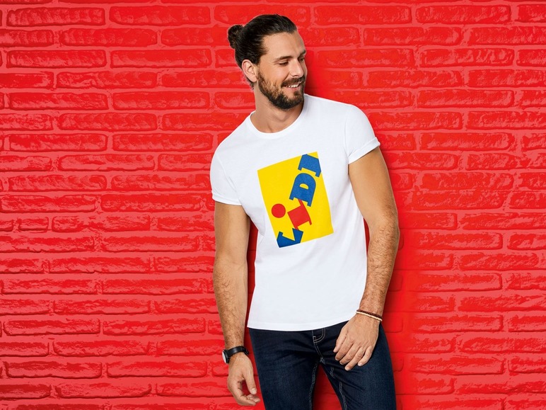 Aller en mode plein écran LIVERGY® Lidl T-shirt pour hommes, 100 % coton - Photo 4