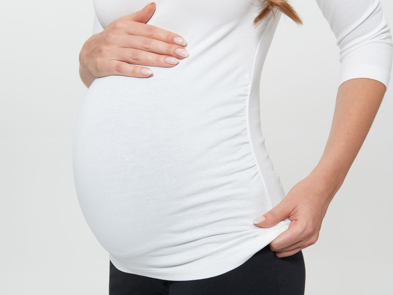 Ga naar volledige schermweergave: esmara Zwangerschapsshirts met driekwart mouwen - afbeelding 7