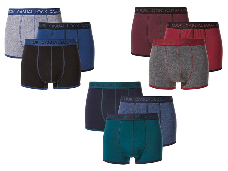 Ga naar volledige schermweergave: LIVERGY Set van 3 boxershorts voor heren - afbeelding 1