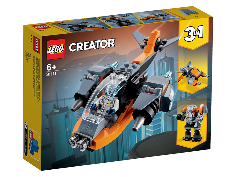 Ga naar volledige schermweergave: LEGO® Creator Cyberdrone (31111) - afbeelding 1