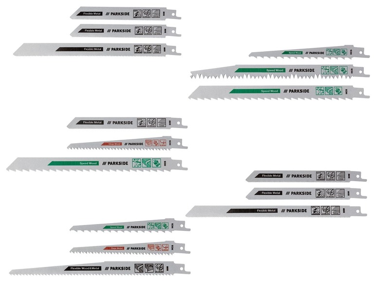 Ga naar volledige schermweergave: PARKSIDE® Reciprozaagbladen »PFSZ 3«, 3 stuks - afbeelding 1