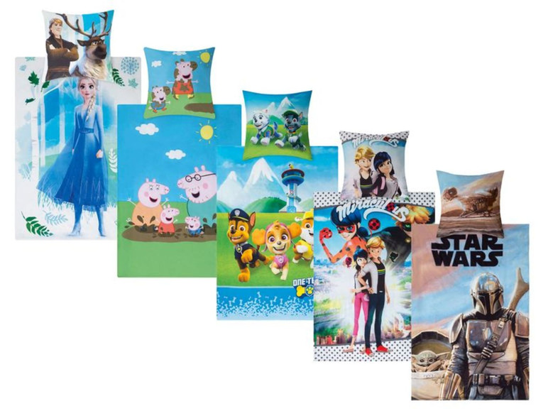 Aller en mode plein écran Housse de couette réversible pour enfants, 140 x 200 cm - Photo 1