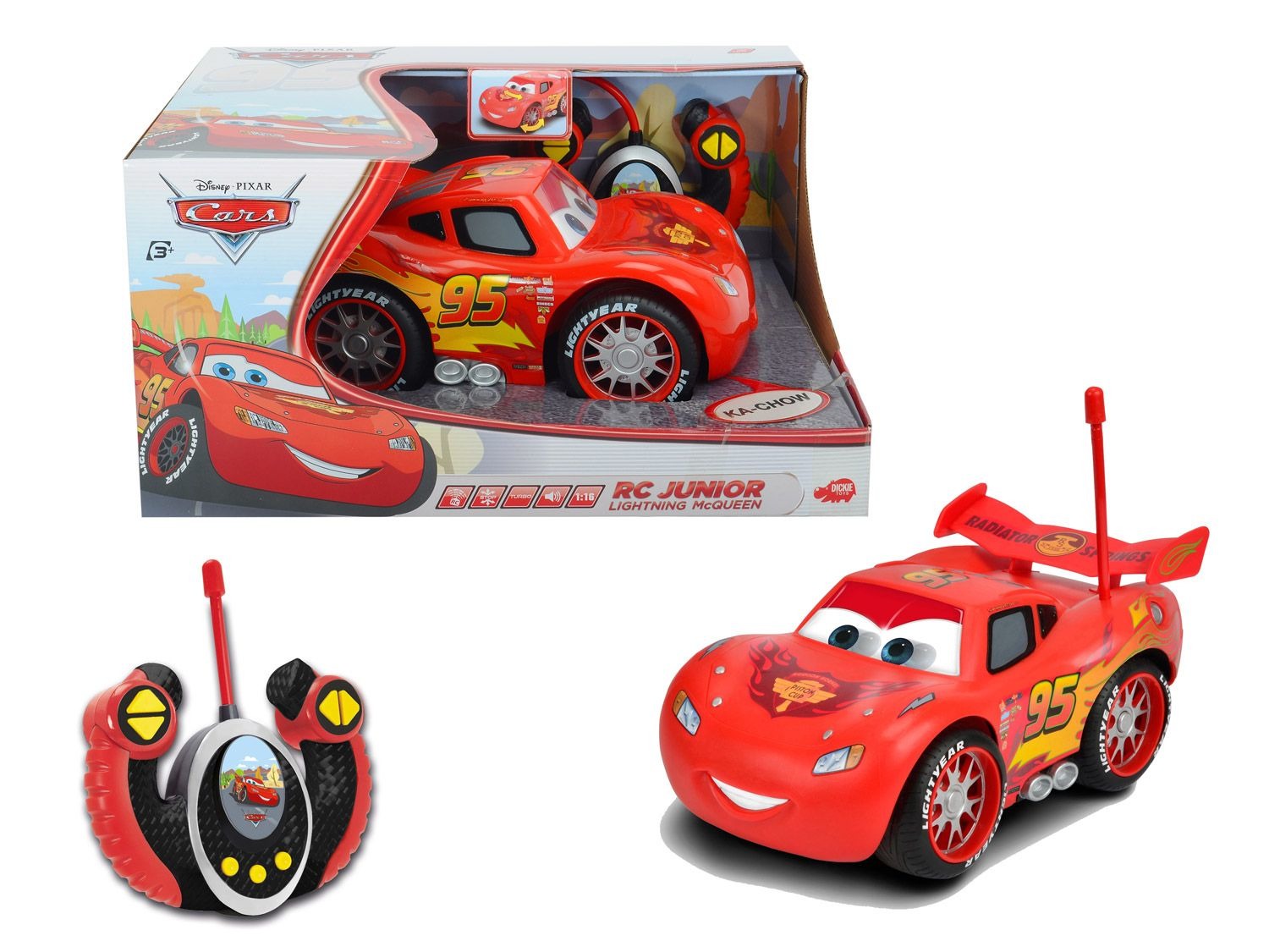 DICKIE Voiture miniature RC Junior Line Flash McQueen