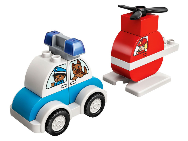 Aller en mode plein écran LEGO® DUPLO® L'hélicoptère des pompiers et la voiture de police (10957) - Photo 5