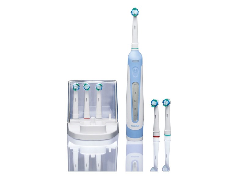 Ga naar volledige schermweergave: nevadent Elektrische tandenborstel, 4 snelheden, 6 opzetborstels, 2-minutentimer - afbeelding 3