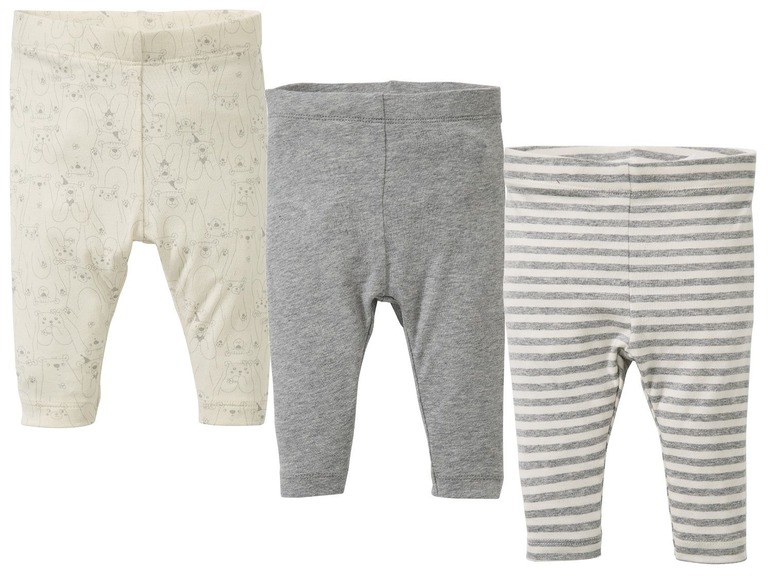 Ga naar volledige schermweergave: lupilu® Set van 3 babyleggings - afbeelding 1