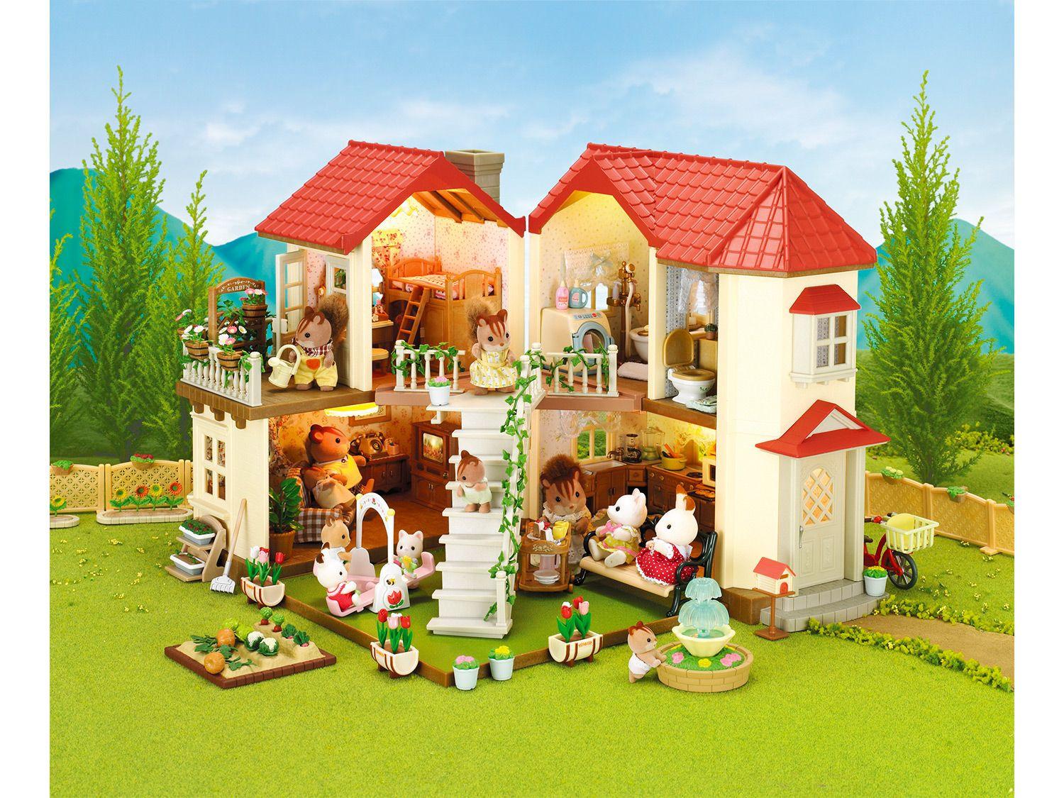 Sylvanian Families La Grande Maison Tradition Éclairée…